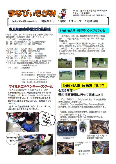 まなびぃもがみ表面