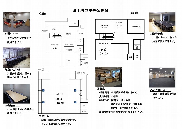 中央公民館見取り図